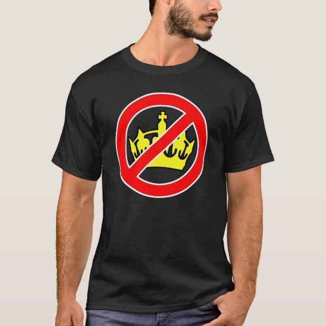 Camiseta del republicano de Anti-monarchy/ (Anverso)