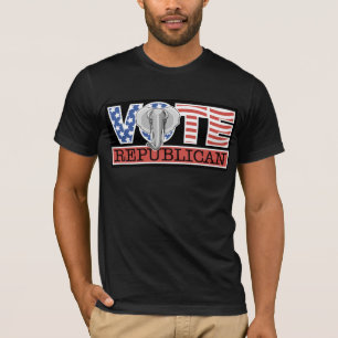 Camiseta del republicano del voto