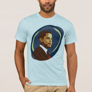 Camiseta del retrato de Barack Obama
