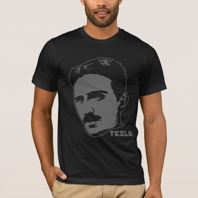 Camiseta del retrato de Nikola Tesla