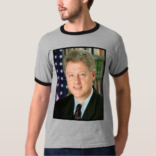 Camiseta del retrato presidencial de Bill Clinton