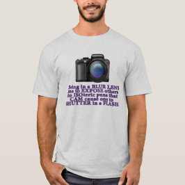 Camiseta del retruécano de la foto