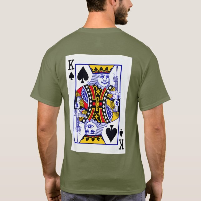 Camiseta del Rey AR15 bien armada (Reverso)
