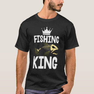 Camiseta del Rey de la Pesca Esqueleto de Hueso de