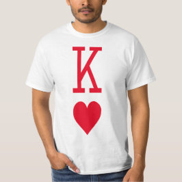 Camiseta del Rey del Corazón de Magia y Cardiograf