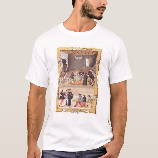 Camiseta Del rey la secretaria de los notarios y (Anverso)
