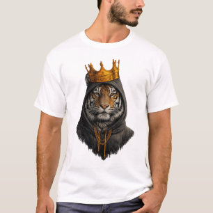 Camiseta del Rey Tigre Coronado – Estilo de Calle 