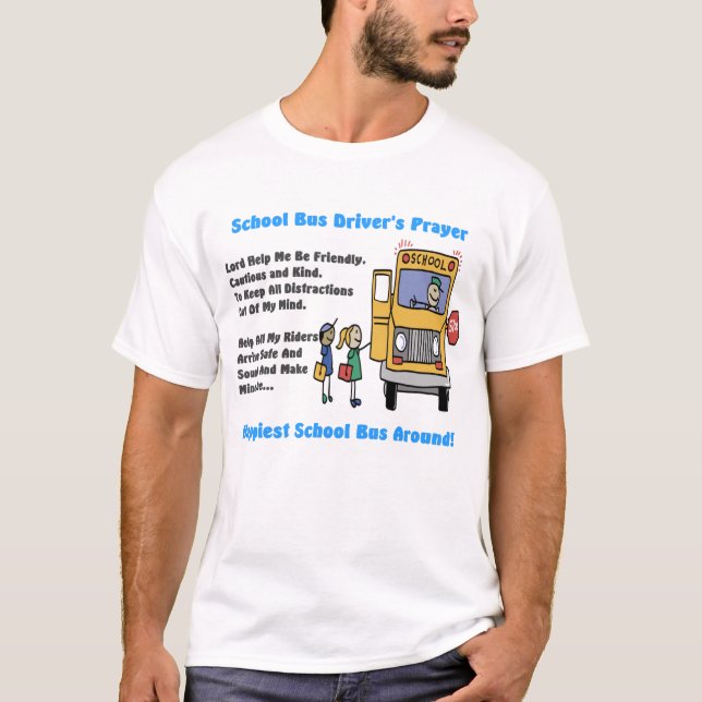 Camiseta del rezo del conductor del autobús (Anverso)