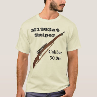 camiseta del rifle de francotirador de 1903a4 ww2