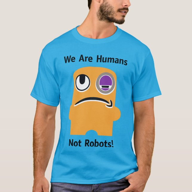 Camiseta del robot del Amazonas (Anverso)