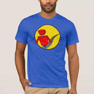 Camiseta del robot del fugitivo de los hombres