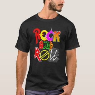 Camiseta del rock-and-roll