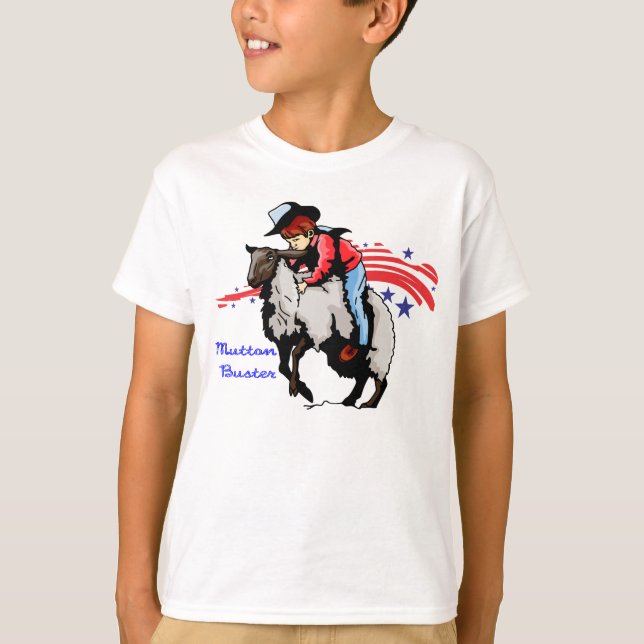 Camiseta del rodeo del tipo del cordero (Anverso)