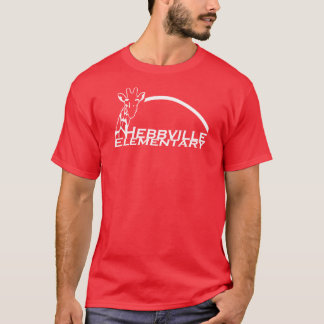 Camiseta del rojo de la escuela primaria de