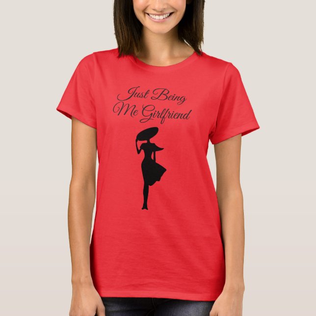 Camiseta del rojo de las mujeres (Anverso)