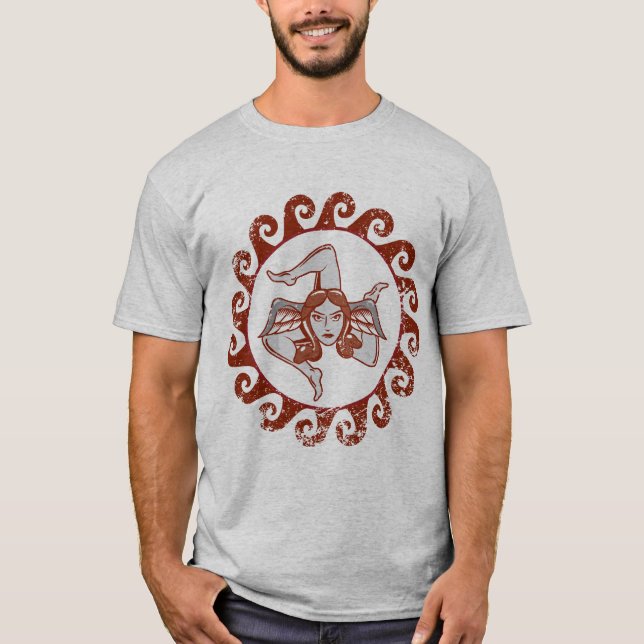 Camiseta del rojo de Trinacria (Anverso)