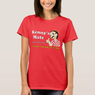 Camiseta del rojo del compañero de Kenny