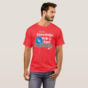 Camiseta del rojo del compás de KHH