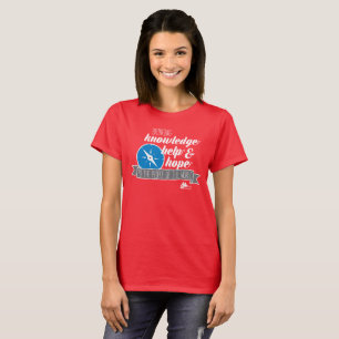 Camiseta del rojo del compás de KHH