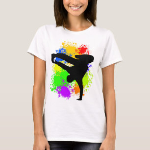 Camiseta del rompeolas de Colorsplash
