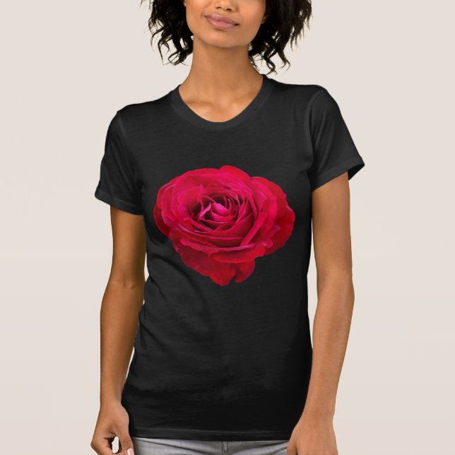Camiseta del rosa rojo (Anverso)