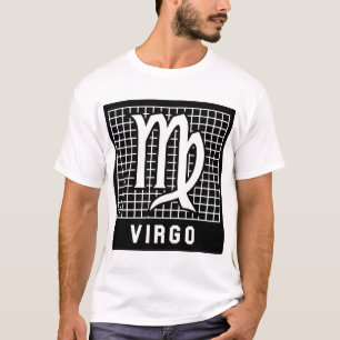Camiseta del Rótulo del zodiaco del virgo