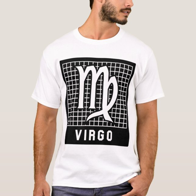 Camiseta del Rótulo del zodiaco del virgo (Anverso)