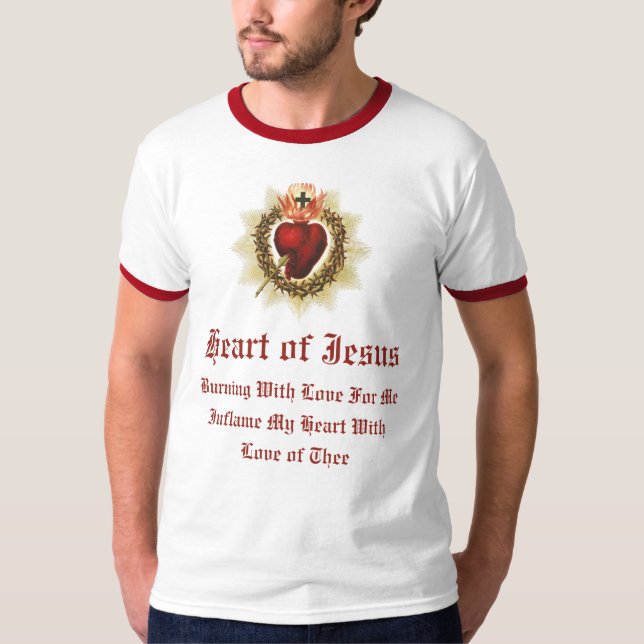 Camiseta del Sagrado Corazón de Jesús (Anverso)