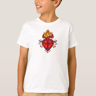 Camiseta del Sagrado Corazón de Jesús para niños c
