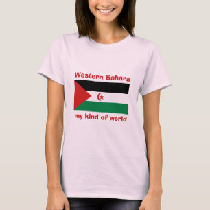Camiseta del Sahara Occidental con Bandera + Mapa