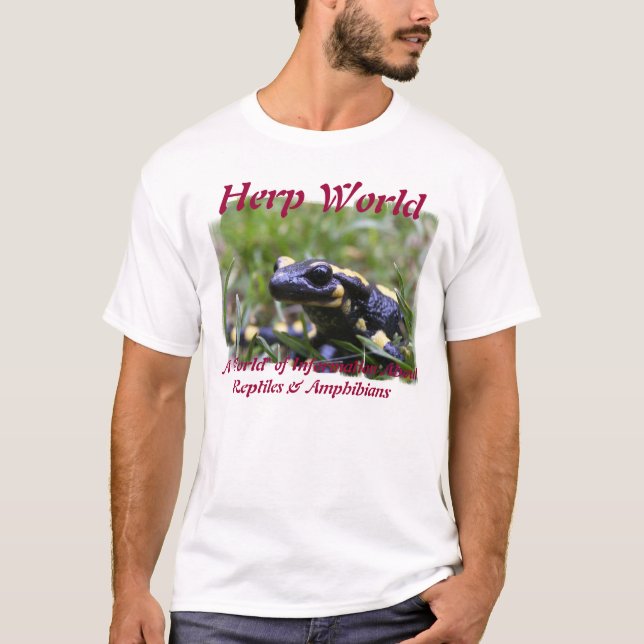 Camiseta del Salamander del mundo de Herp (Anverso)