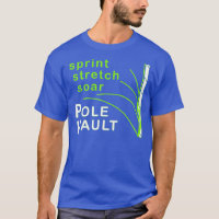 Camiseta del salto con pértiga