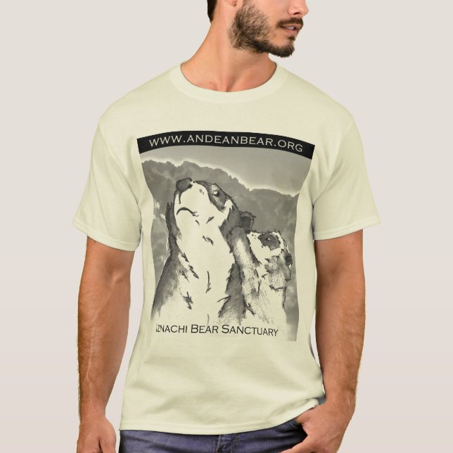Camiseta del santuario del oso de Iznachi - luz (Anverso)