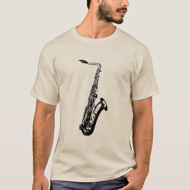 Camiseta del saxofón (Anverso)