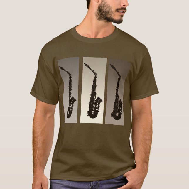 Camiseta del saxofón (Anverso)