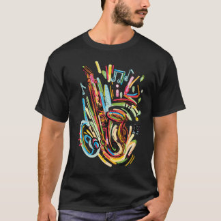CAMISETA DEL SAXOFÓN
