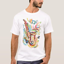 CAMISETA DEL SAXOFÓN