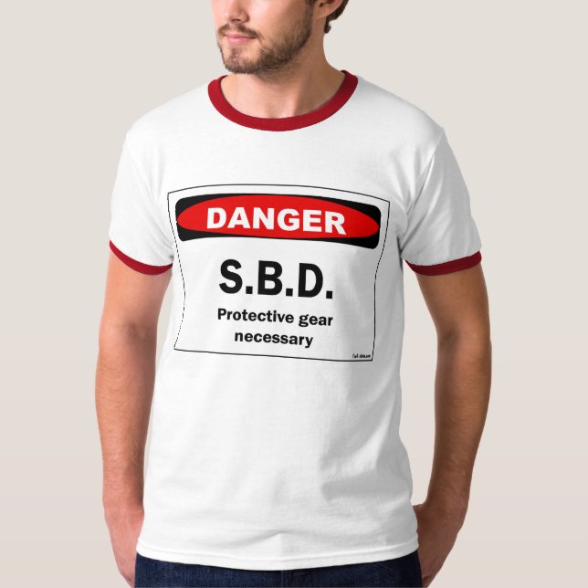 Camiseta del SBD del peligro (Anverso)