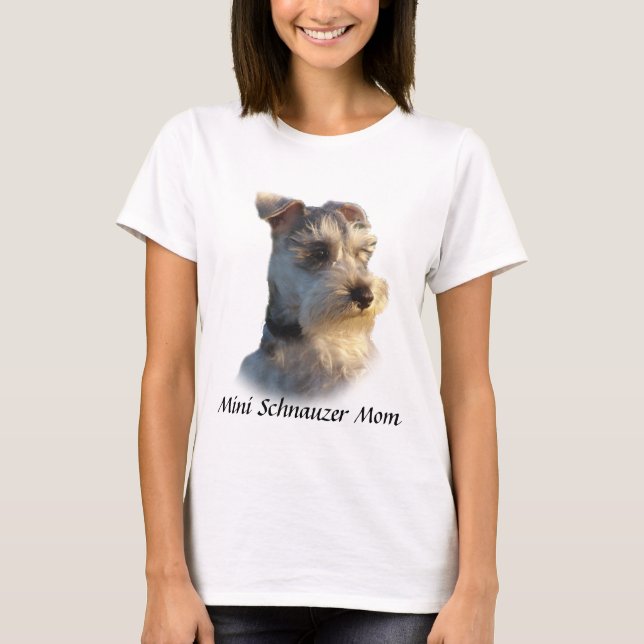 Camiseta del Schnauzer miniatura (Anverso)