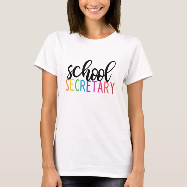 Camiseta del secretario de escuela (Anverso)