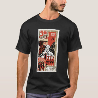 Camiseta del sello conmemorativo del soviet WWII