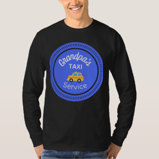 Camiseta del servicio de taxi del abuelo