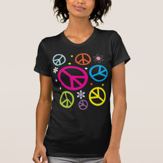 Camiseta del signo de la paz