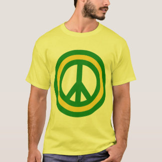Camiseta del signo de la paz