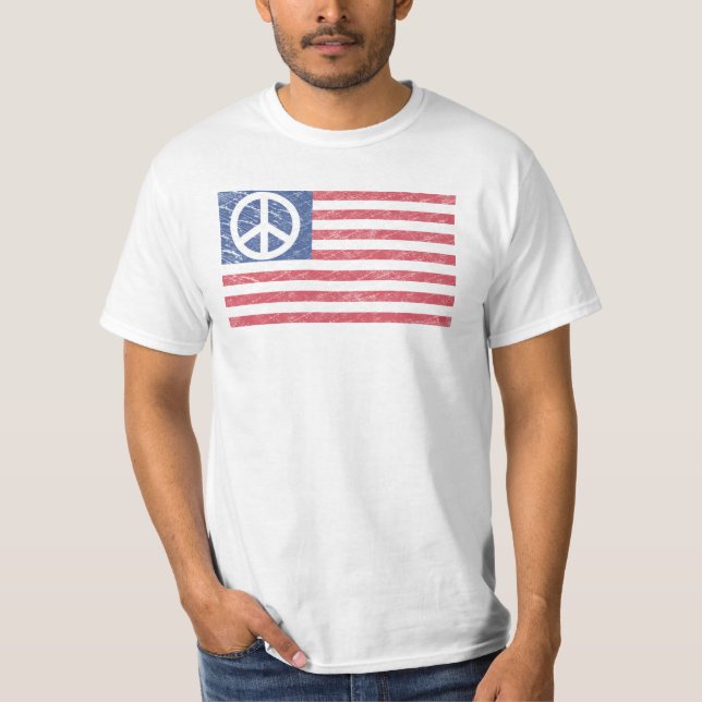 Camiseta del signo de la paz - signo de la paz de (Anverso)