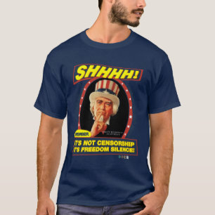 Camiseta del silencio de la libertad