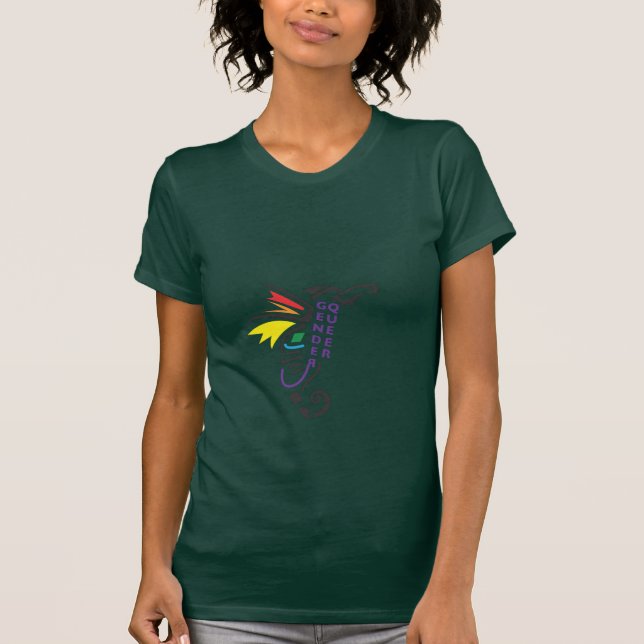 Camiseta del símbolo de Genderqueer (Anverso)