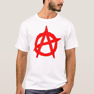 Camiseta del símbolo de la anarquía