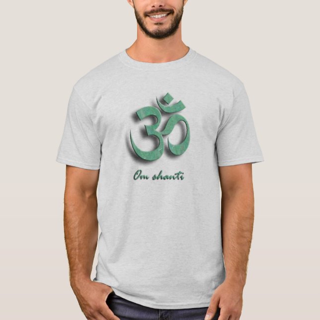 Camiseta del símbolo de OM Shanti (Anverso)