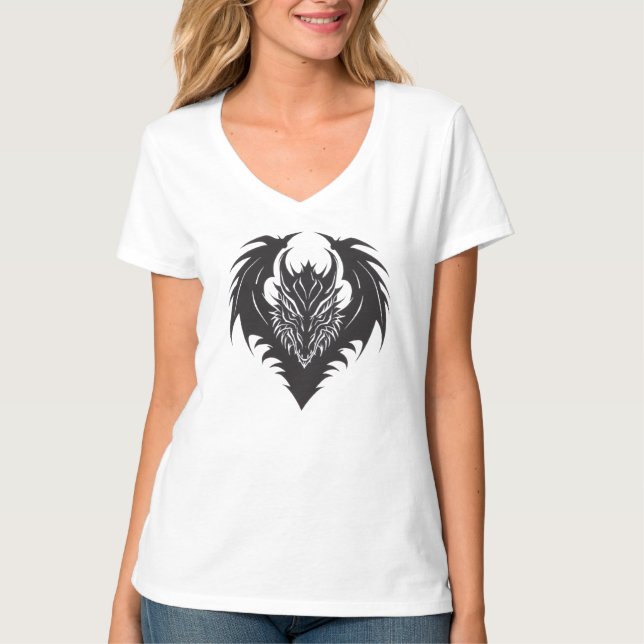 camiseta del símbolo del dragón (Anverso)